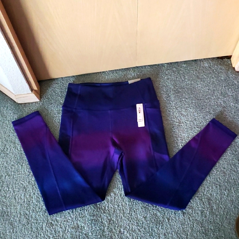 Victoria's Secret Purple Ombre Leggings